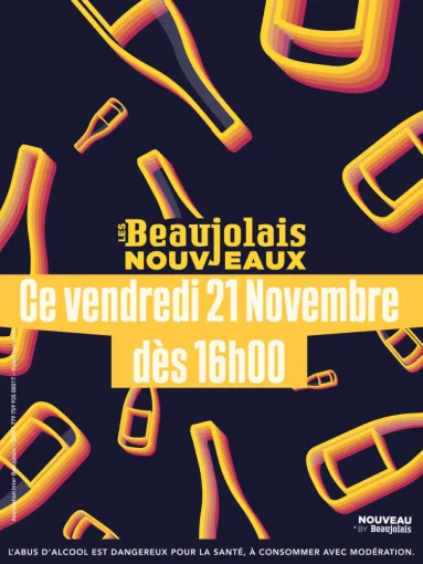 Vendredi 21 Novembre : Beaujolais nouveau, Bourg-en-Bresse, Brasserie Kooka