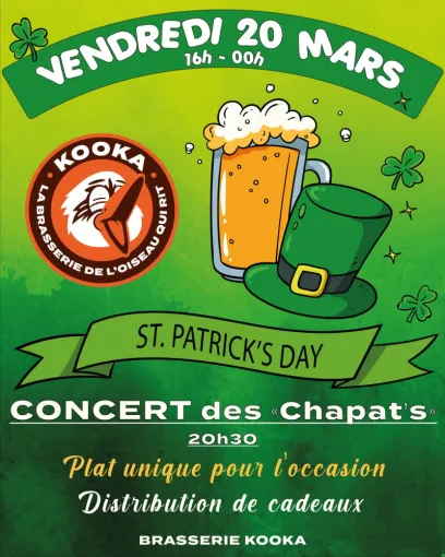 🍀 ST. PATRICK’S DAY À LA BRASSERIE KOOKA 🍺, Bourg-en-Bresse, Brasserie Kooka