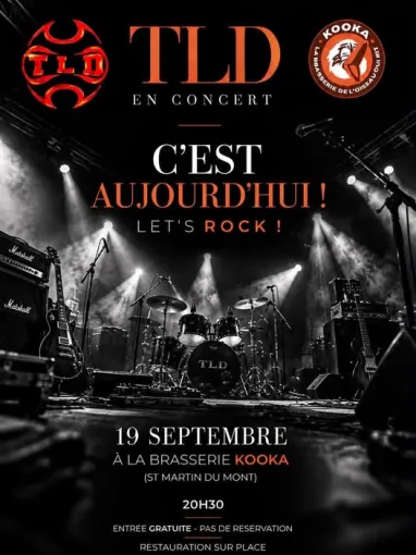 Samedi 19 Septembre : concert de TLD à la Brasserie Kooka !, Bourg-en-Bresse, Brasserie Kooka