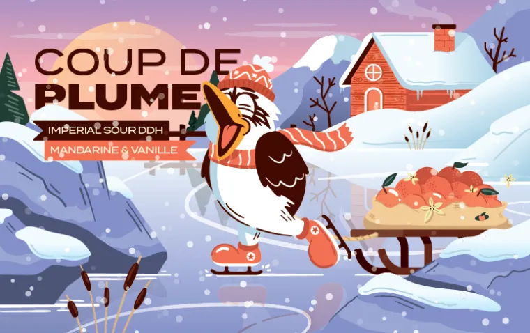 Coup de Plume : le retour de notre Imperial Sour DDH mandarine et vanille, Bourg-en-Bresse, Brasserie Kooka