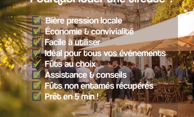 LOCATION DE TIREUSE, Bourg-en-Bresse, Brasserie Kooka