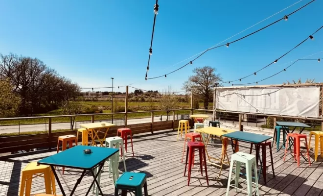 La terrasse, Bourg-en-Bresse, Brasserie Kooka