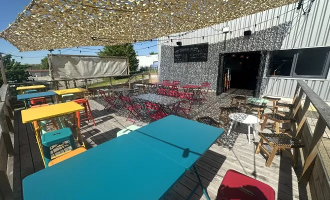 La terrasse, Bourg-en-Bresse, Brasserie Kooka